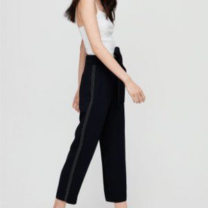 Aritzia Wilfred | Jallade Tie Front Crepe Pants | Size 4